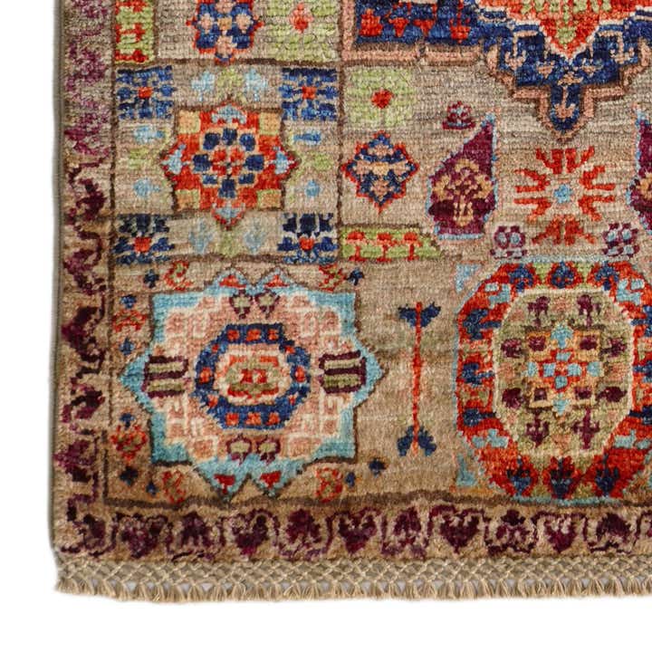 2' x 3' 2 Hand Knotted Mamluk Ziegler Rug