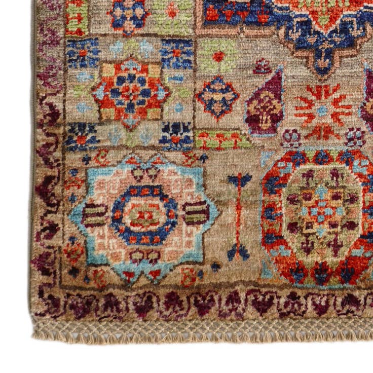 Detail image of 2' x 3' 2 Hand Knotted Mamluk Ziegler Rug