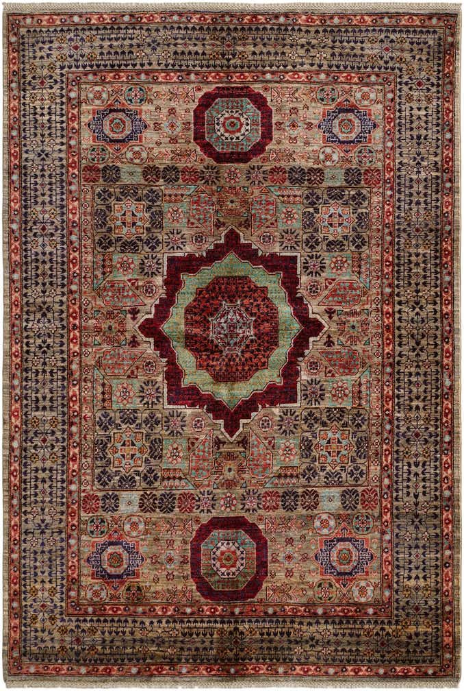 5' 5 x 8' 1 Hand Knotted Mamluk Ziegler Rug