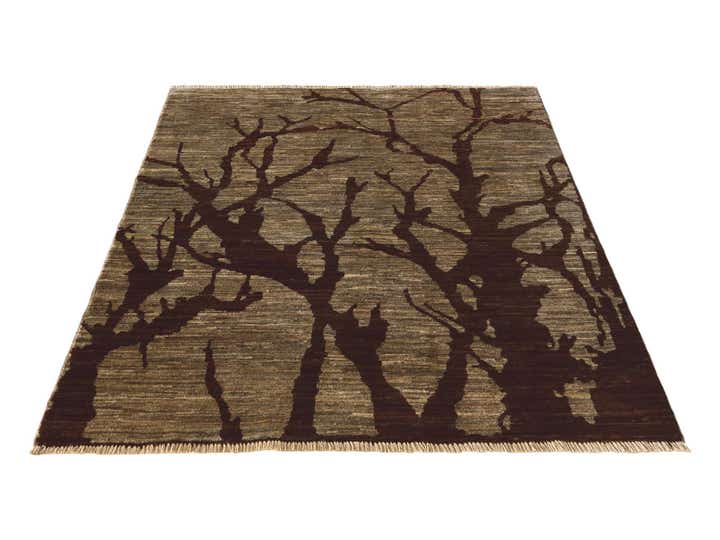 4' x 5' 3 Hand Knotted Ziegler Modern Rug