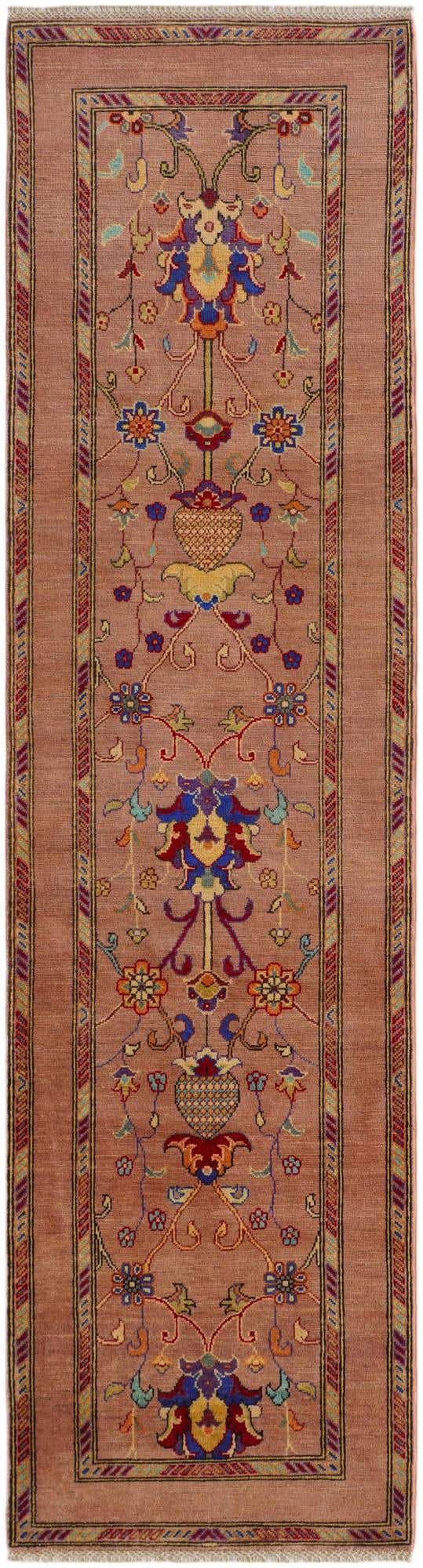 2' 9 x 10' 3 Hand Knotted Kazak Runner Rug
