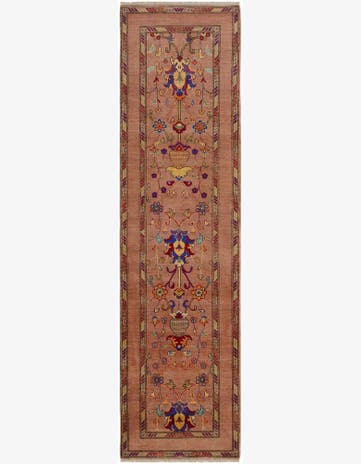 2' 9 x 10' 3 Hand Knotted Kazak Runner Rug