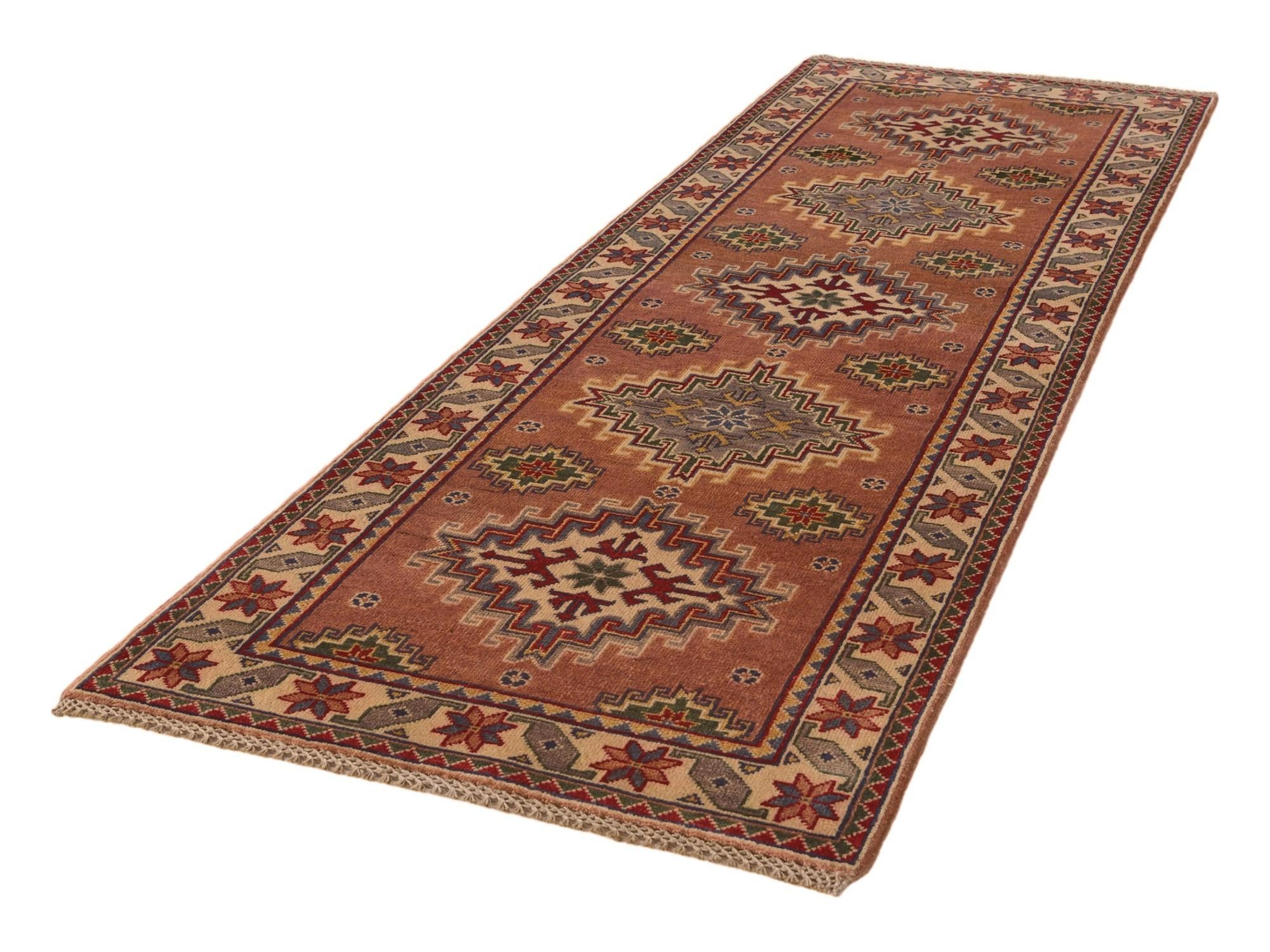 2' 8 x 7' 8 Hand Knotted Kazak Runner Rug