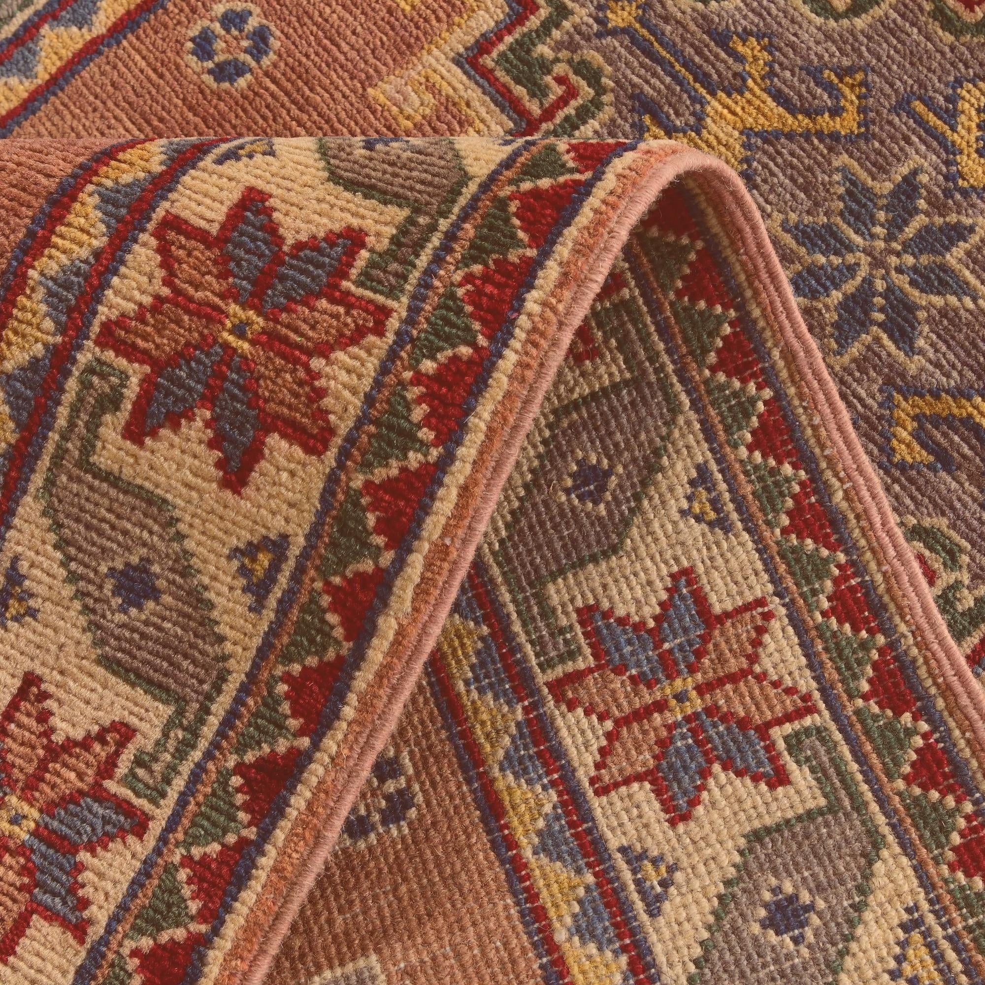 2' 8 x 7' 8 Hand Knotted Kazak Runner Rug