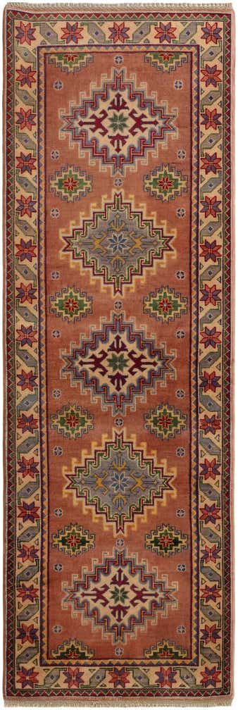 2' 8 x 7' 8 Hand Knotted Kazak Runner Rug