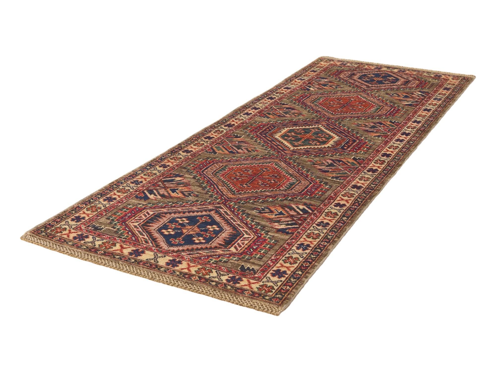 2' 6 x 7' Hand Knotted Kazak Runner Rug