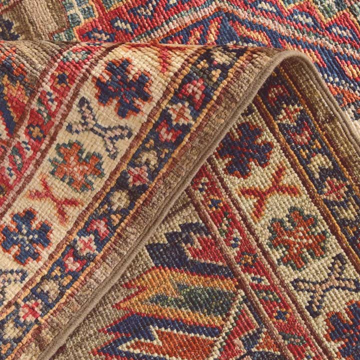 2' 6 x 7' Hand Knotted Kazak Runner Rug