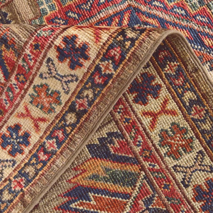Detail image of 2' 6 x 7' Hand Knotted Kazak Runner Rug