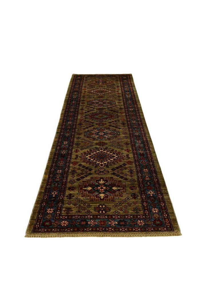 2' 9 x 9' 10 Hand Knotted Kazak Runner Rug