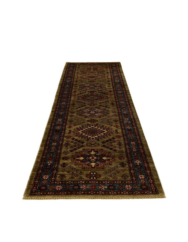 Detail image of 2' 9 x 9' 10 Hand Knotted Kazak Runner Rug