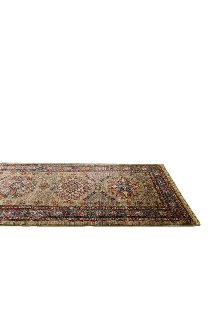 2' 9 x 9' 10 Hand Knotted Kazak Runner Rug
