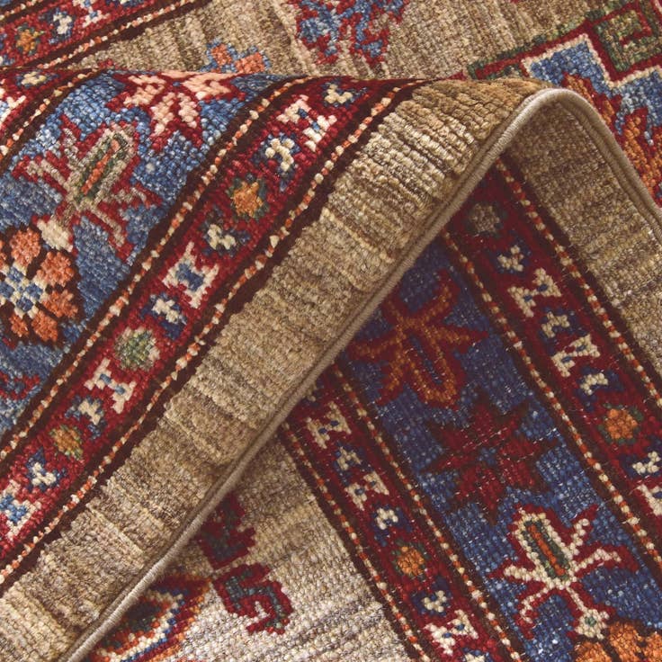 Detail image of 2' 9 x 9' 10 Hand Knotted Kazak Runner Rug