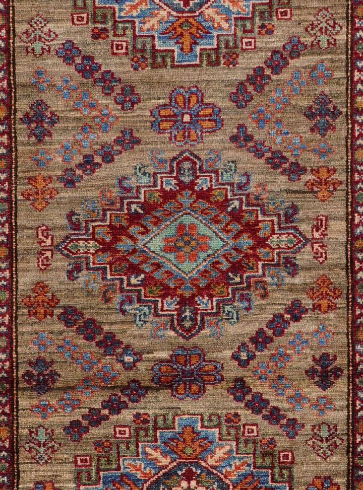 2' 9 x 9' 10 Hand Knotted Kazak Runner Rug