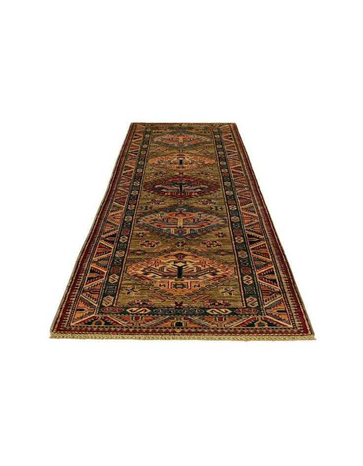 Detail image of 2' 9 x 9' 1 Hand Knotted Kazak Runner Rug