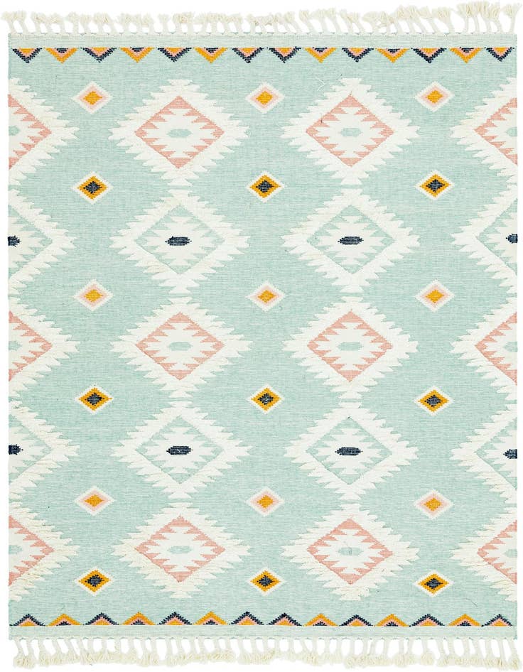 Detail image of 9' x 12' 2 Hand Woven Arizona Wool Rug