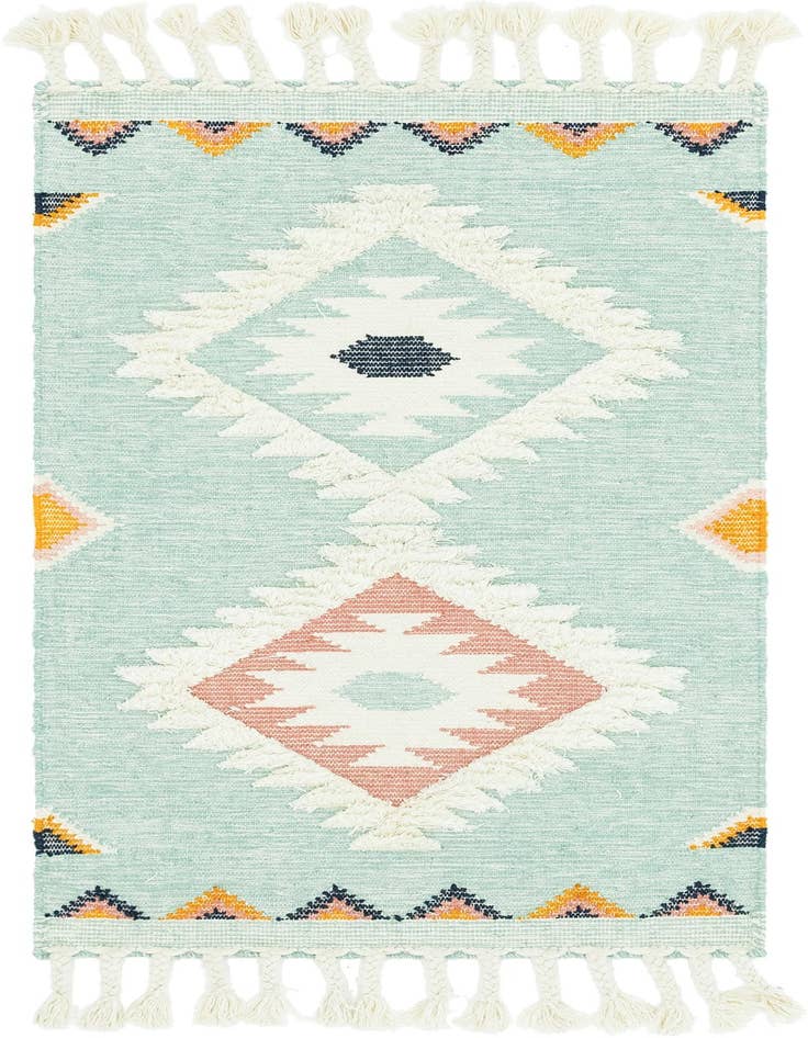 Detail image of 3' 3 x 5' 1 Hand Woven Arizona Wool Rug