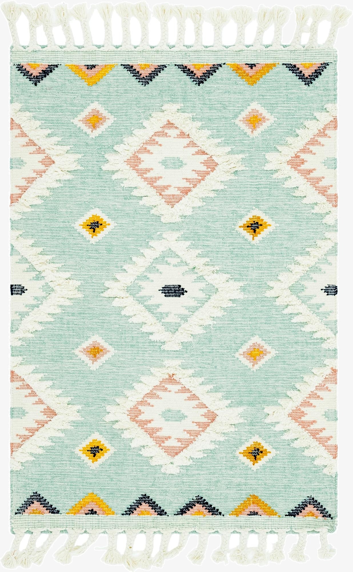 Primary image 4' 1 x 6' 1  Hand Woven Arizona Wool Rug