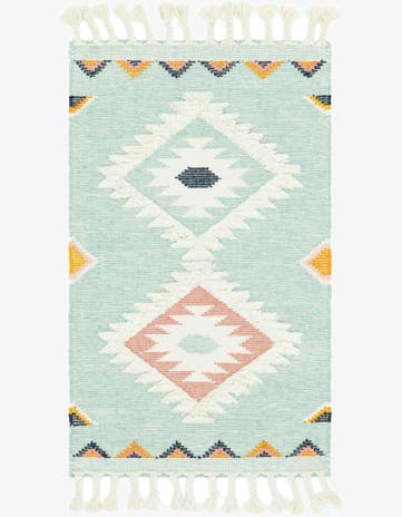 3' 3 x 5' 1 Hand Woven Arizona Wool Rug