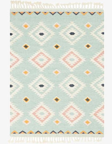 8' x 10' Hand Woven Arizona Wool Rug