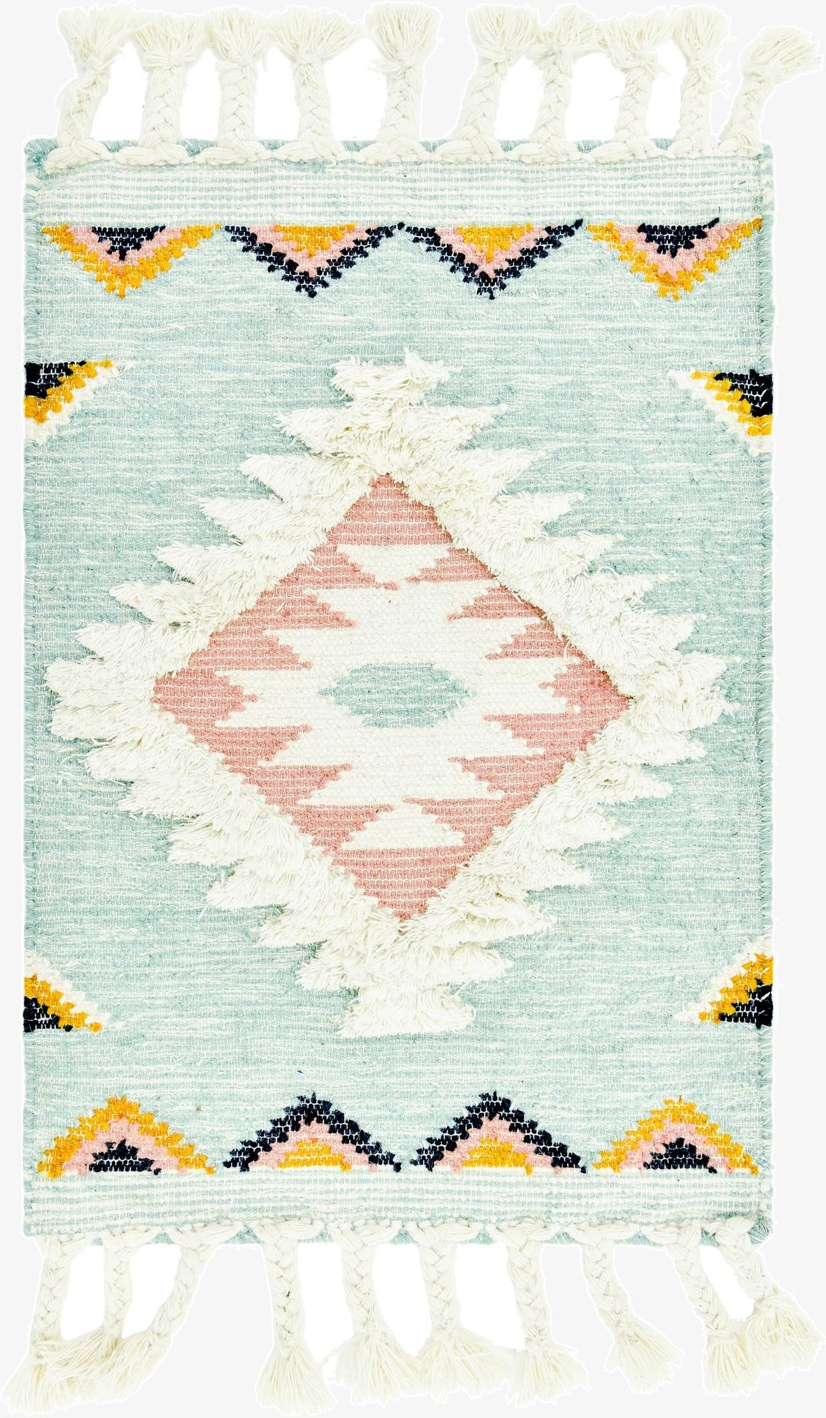 2' x 3' 1  Hand Woven Arizona Wool Rug