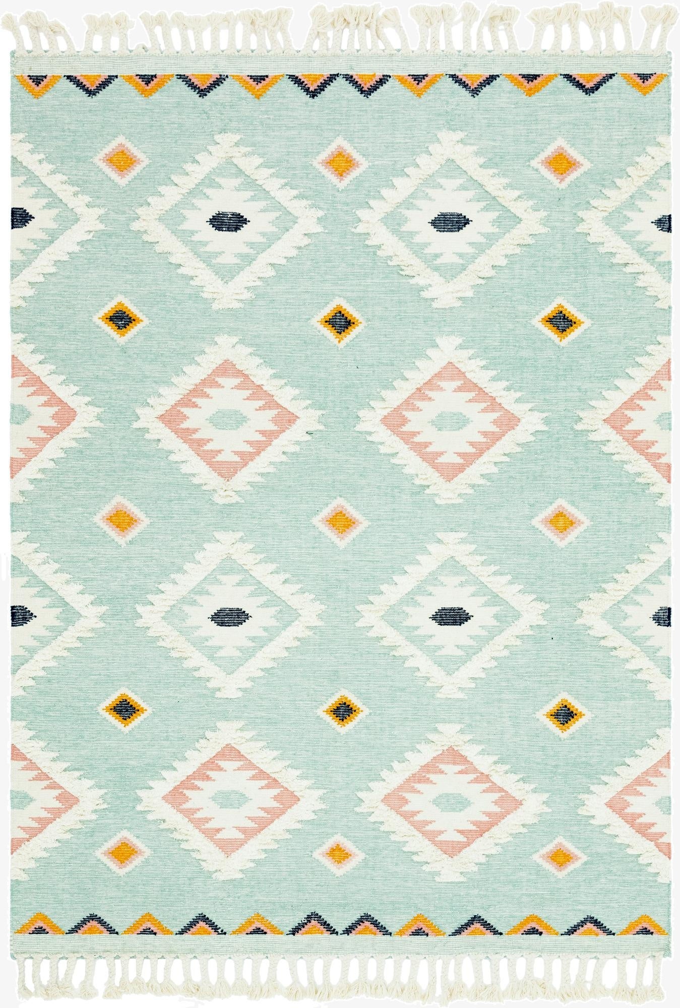 8' x 11'  Hand Woven Arizona Wool Rug