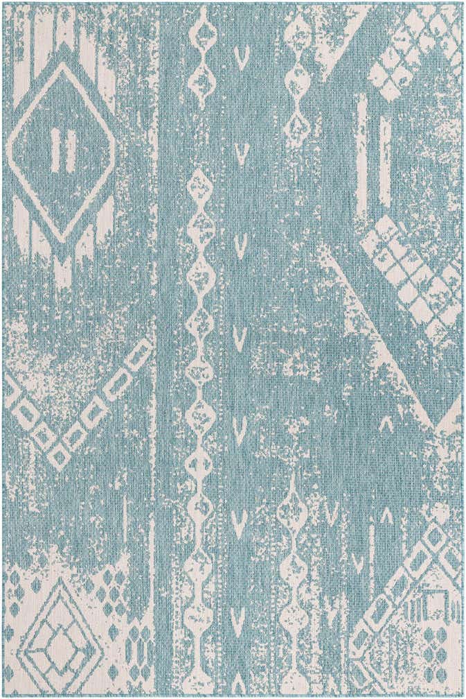 6' x 9' Easy-Clean Bohemian Indoor / Outdoor Rug