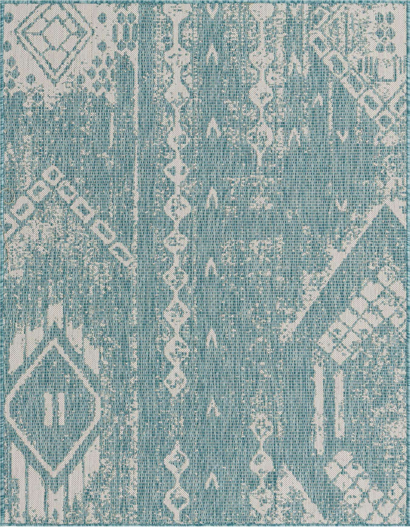 2' x 3' Easy-Clean Bohemian Indoor / Outdoor Rug