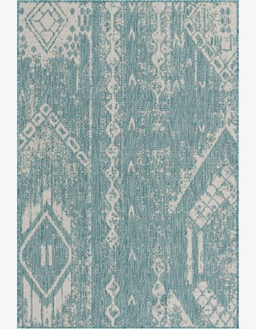2' x 3' Easy-Clean Bohemian Indoor / Outdoor Rug