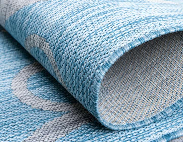 6' x 9' Easy-Clean Botanical Indoor / Outdoor Rug