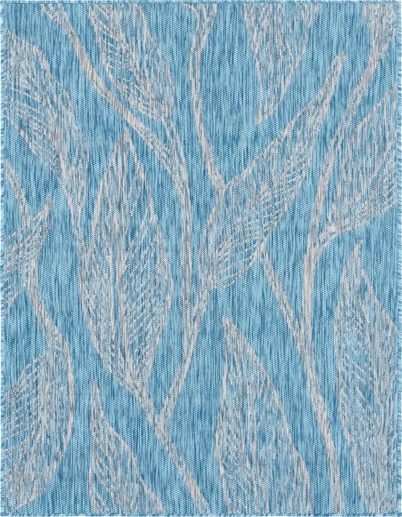 4' x 6' Easy-Clean Botanical Indoor / Outdoor Rug
