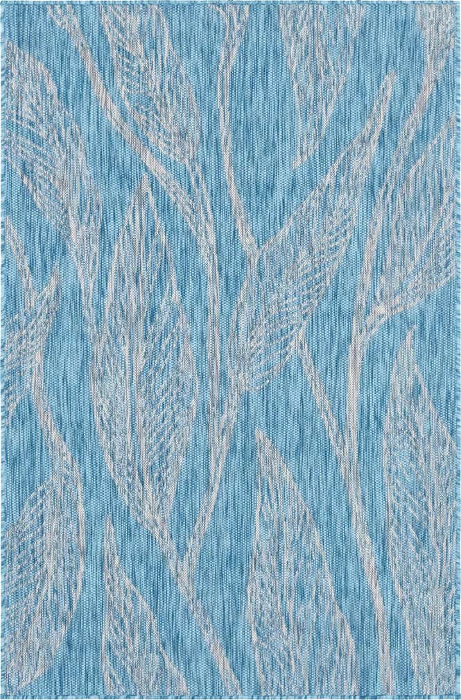 4' x 6' Easy-Clean Botanical Indoor / Outdoor Rug