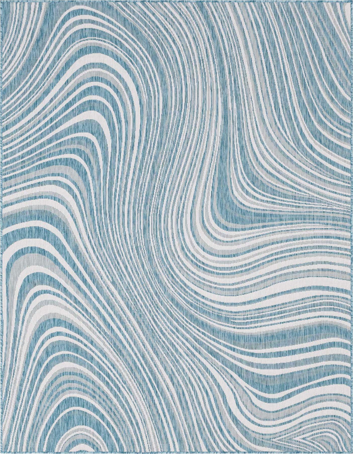 7' x 10' Easy-Clean Modern Indoor / Outdoor Rug
