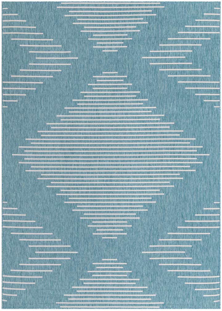 9' x 12' Easy-Clean Modern Indoor / Outdoor Rug