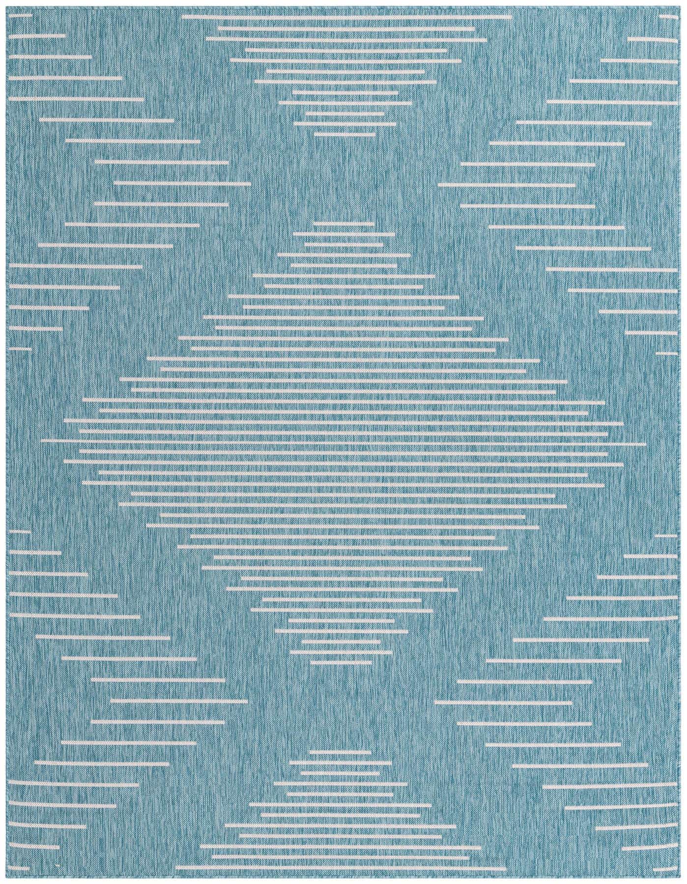 7' x 10' Easy-Clean Modern Indoor / Outdoor Rug