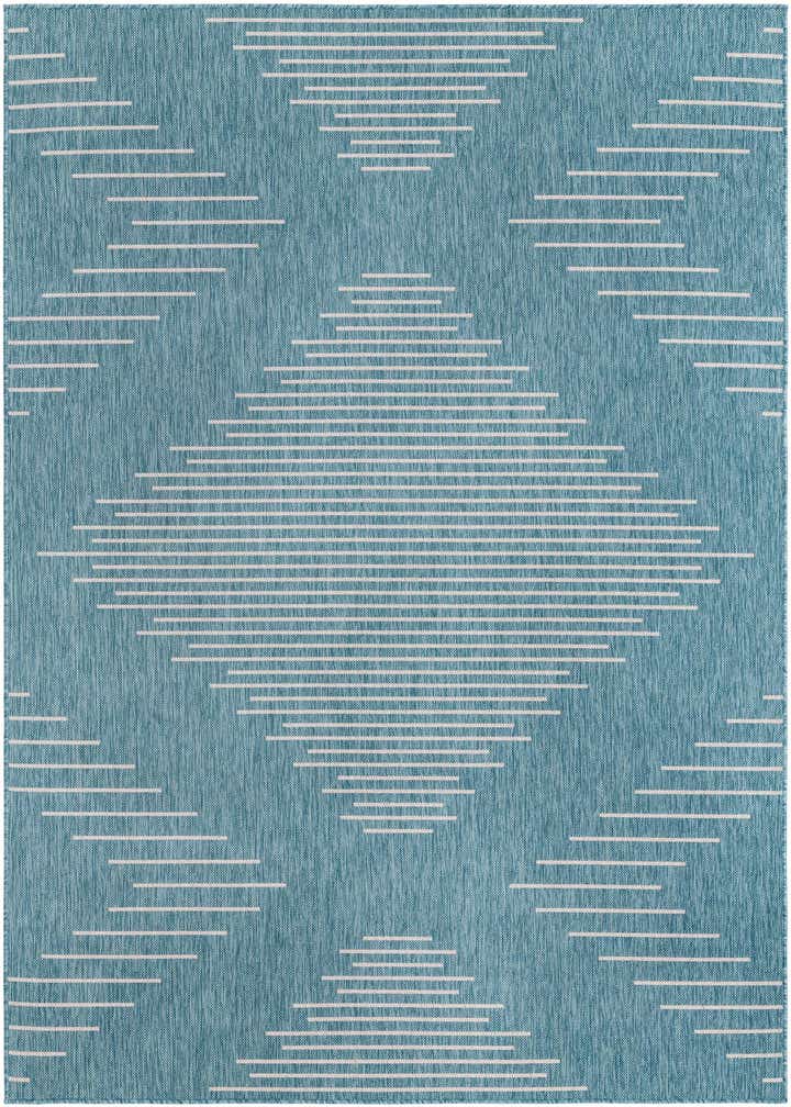 6' x 9' Easy-Clean Modern Indoor / Outdoor Rug