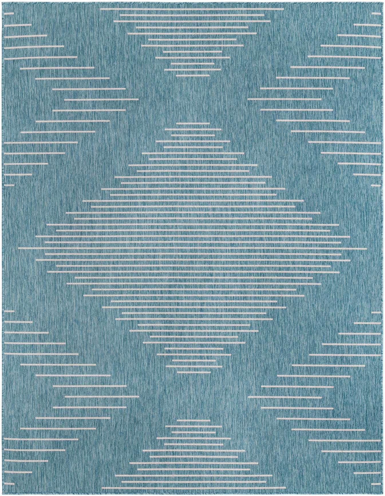 6' x 9' Easy-Clean Modern Indoor / Outdoor Rug