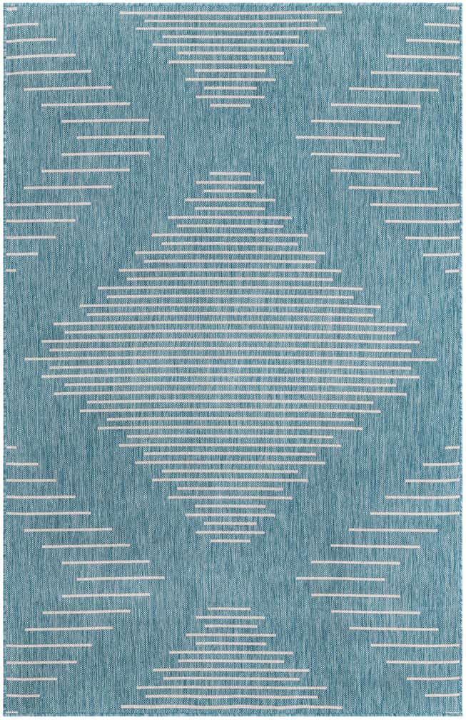 5' 3 x 8' Easy-Clean Modern Indoor / Outdoor Rug