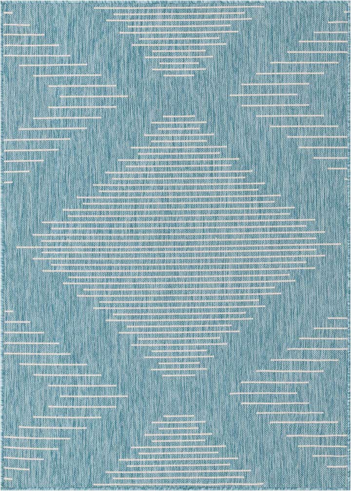 4' x 6' Easy-Clean Modern Indoor / Outdoor Rug