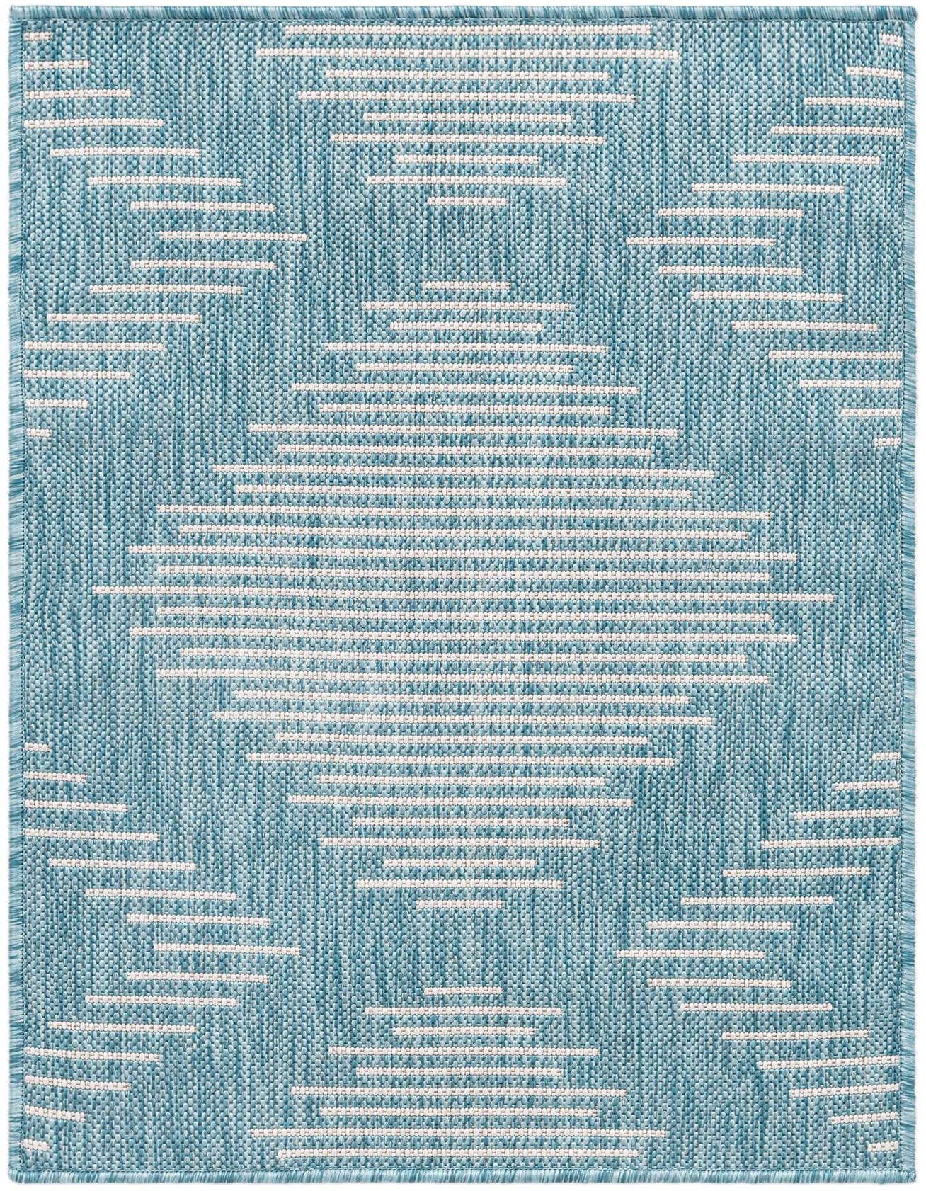 2' x 3' Easy-Clean Modern Indoor / Outdoor Rug