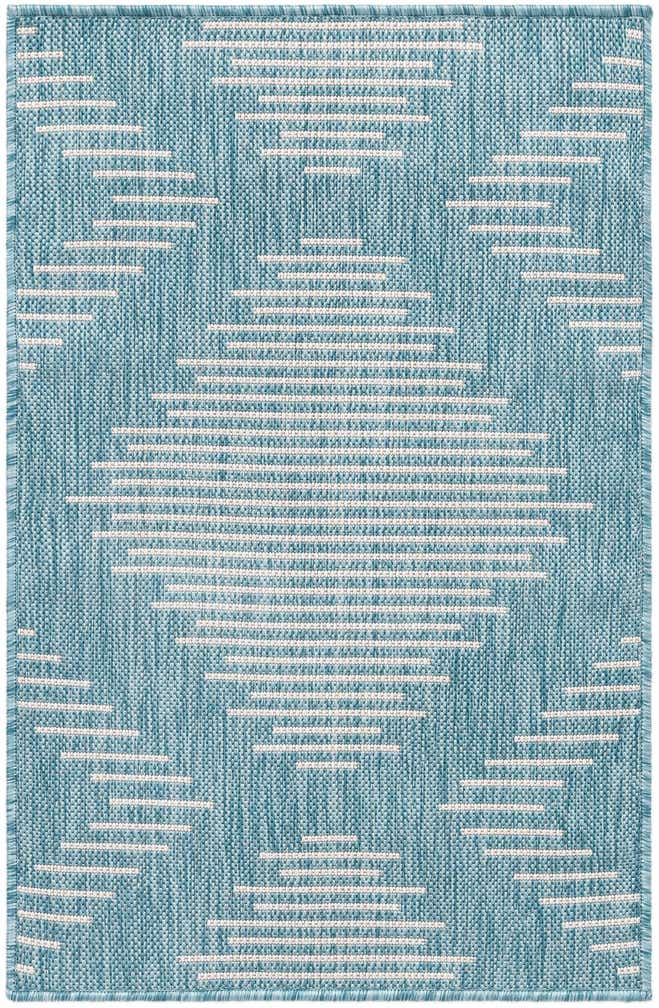 2' x 3' Easy-Clean Modern Indoor / Outdoor Rug