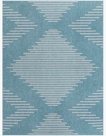 10' x 13' Easy-Clean Modern Indoor / Outdoor Rug