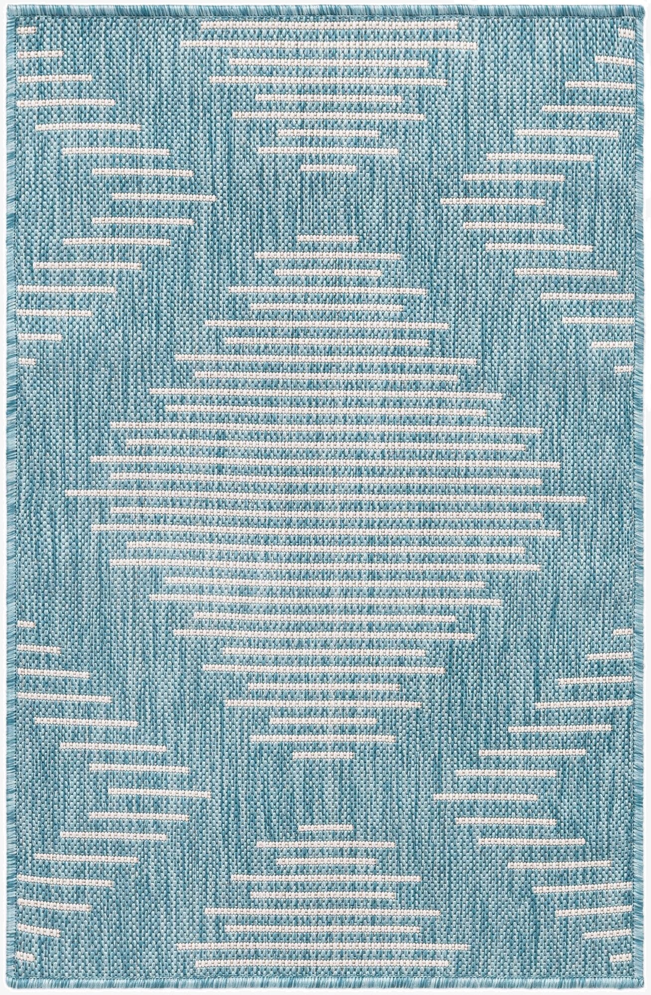 2' x 3'  Washable Modern Indoor / Outdoor Rug