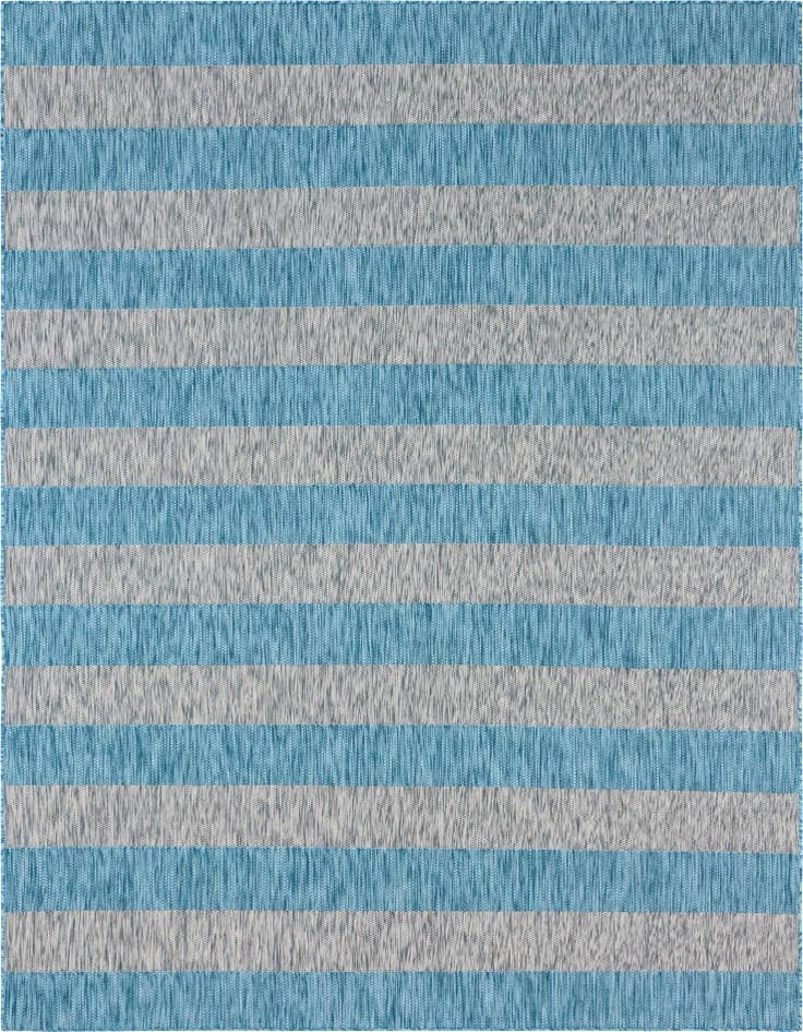 Detail image of 9' x 12' Easy-Clean Ribbon Indoor / Outdoor Rug