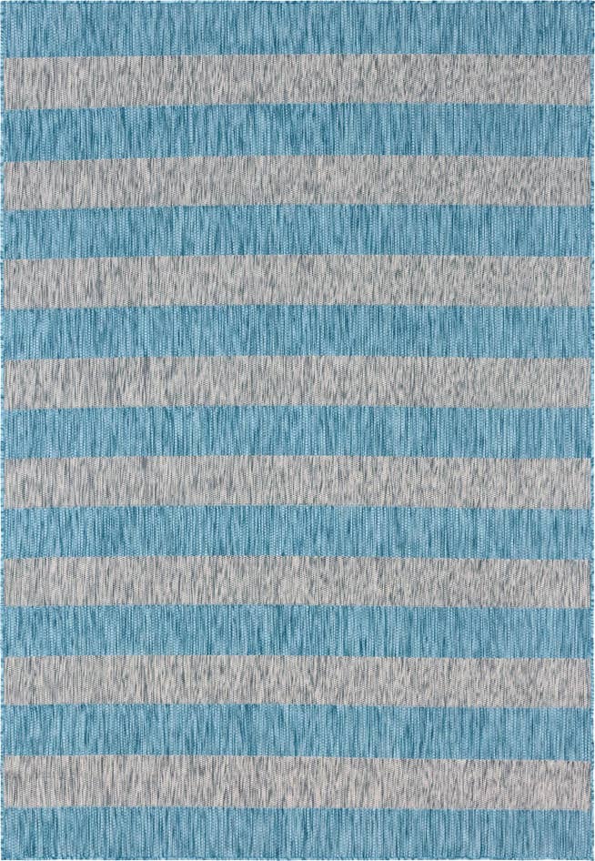Detail image of 7' x 10' Easy-Clean Ribbon Indoor / Outdoor Rug