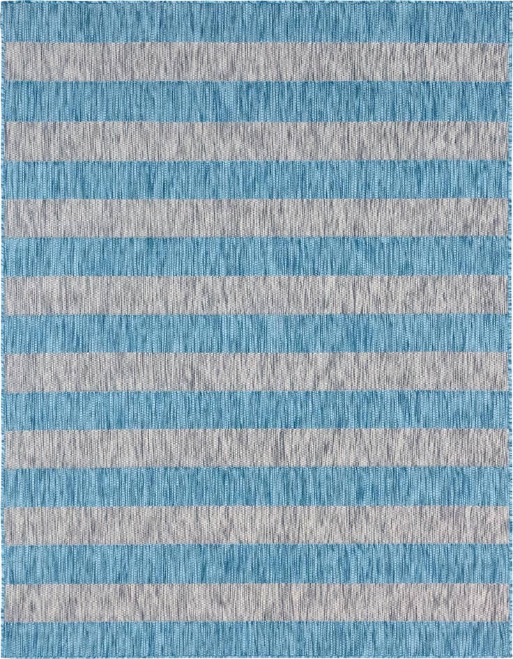 Detail image of 6' x 9' Easy-Clean Ribbon Indoor / Outdoor Rug