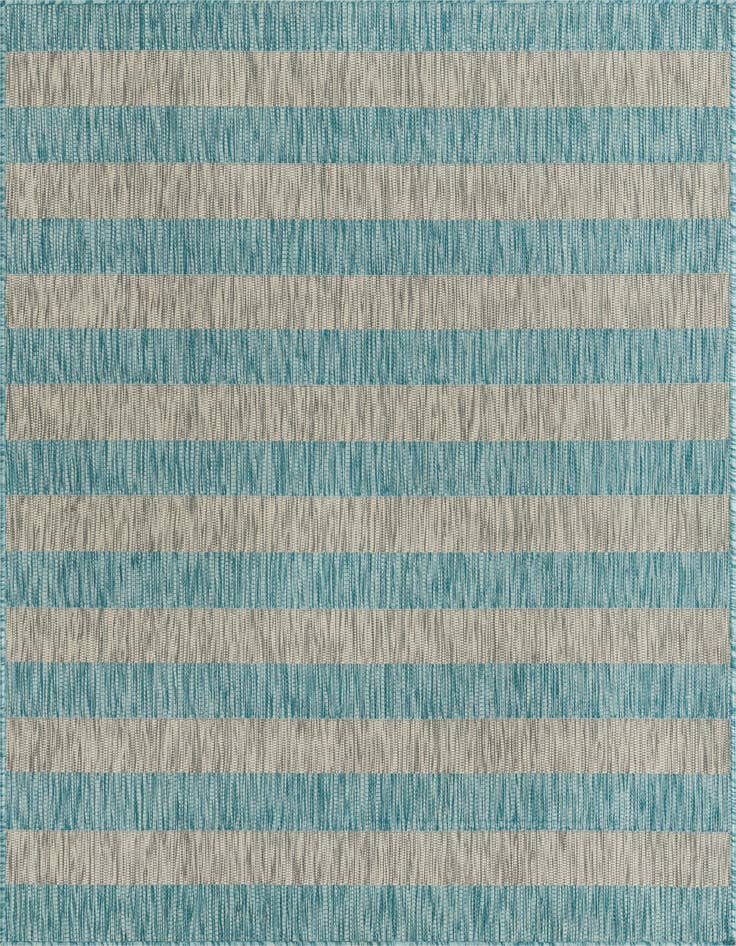 Detail image of 5' 3 x 8' Easy-Clean Ribbon Indoor / Outdoor Rug