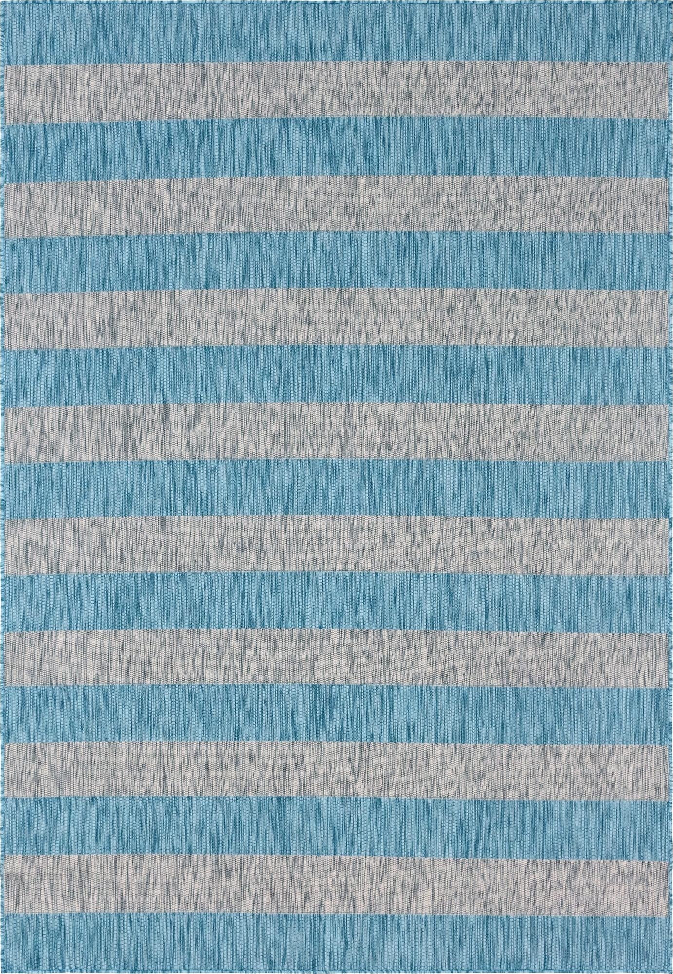 7' x 10' Washable Ribbon Indoor / Outdoor Rug