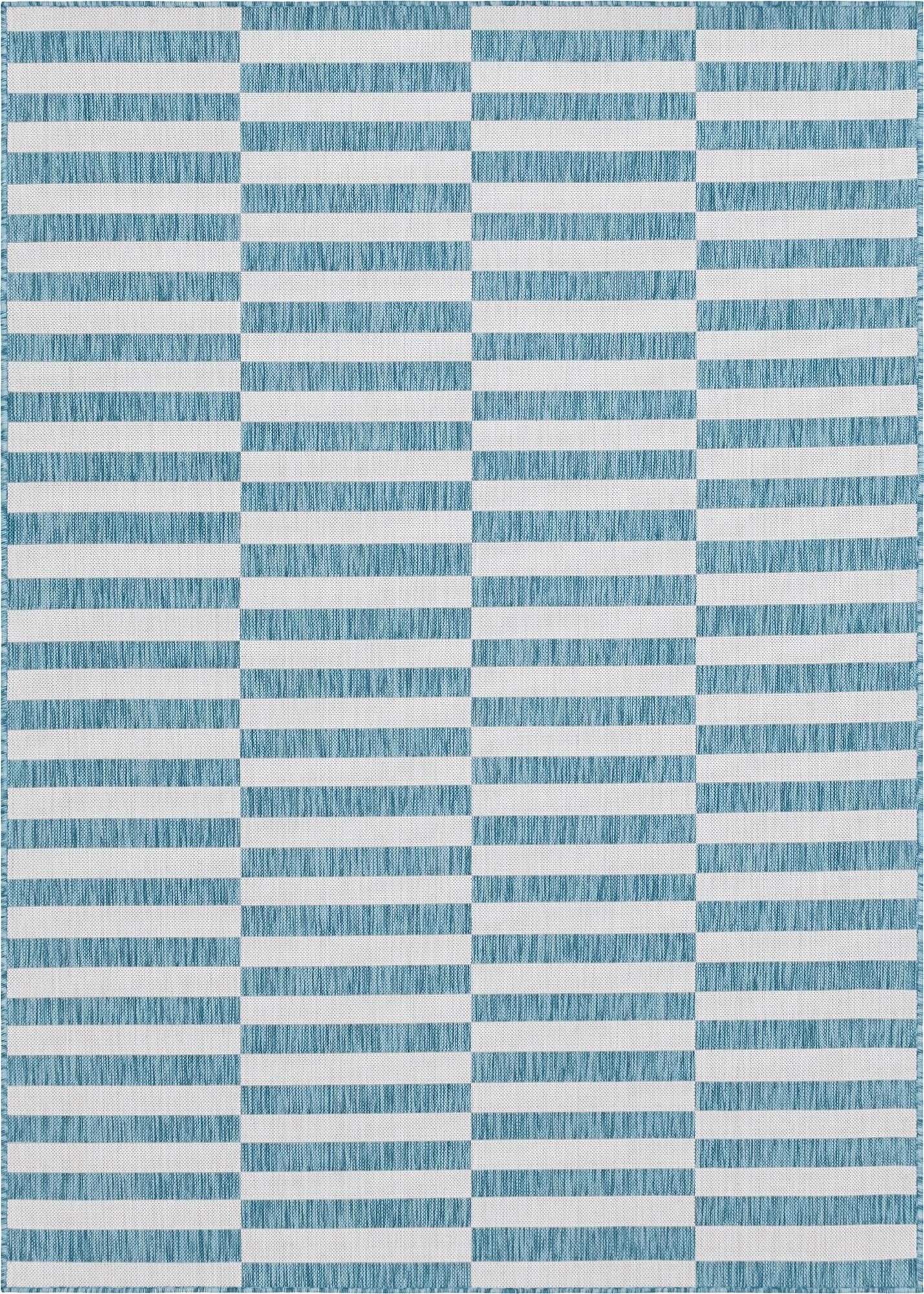 7' 10 x 11' Washable Ribbon Indoor / Outdoor Rug