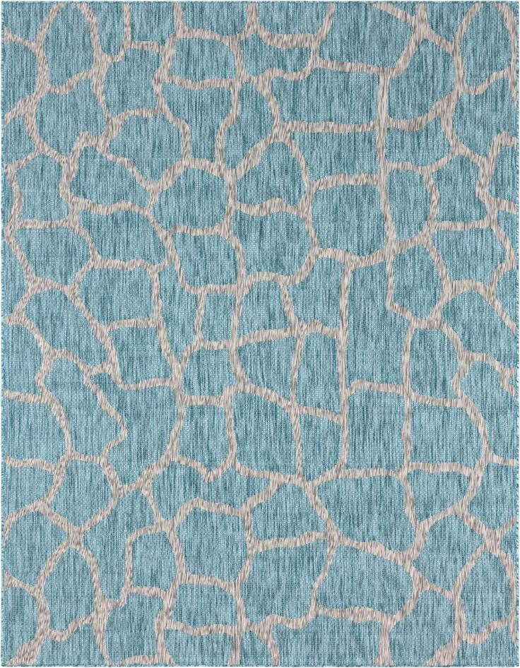 Detail image of 7' 10 x 11' Easy-Clean Safari Indoor / Outdoor Rug