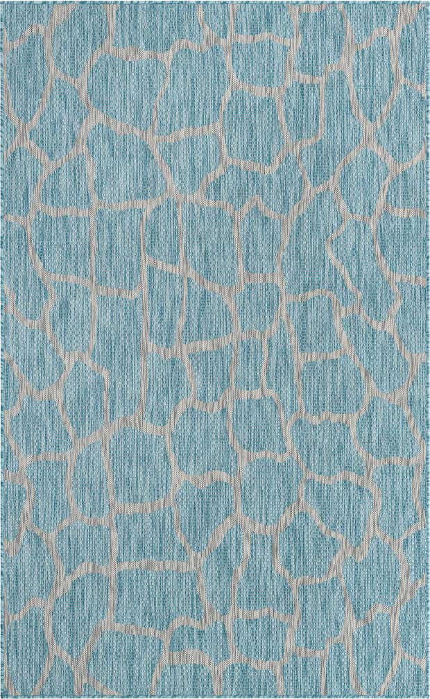 5' 3 x 8' Easy-Clean Safari Indoor / Outdoor Rug